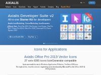 110,000+ Vector Icons for Applications - Axialis