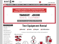 Test Equipment Rentals and Sales - Axiom Test Equipment