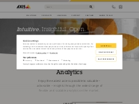 Analytics | Axis Communications