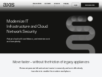 Modernize IT Infrastructure and Cloud Network Security