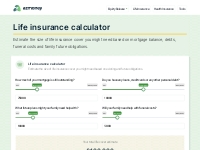  		Life insurance calculator - AZ Money