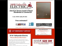 Phoenix Arizona Electrician / 24 Hr Valleywide Electric