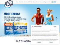 Vitamin B12 Patch | More Energy, Better Concentration, Maximum Absorpt