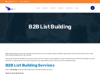 B2B List building and custom list building services - B2B LISTS