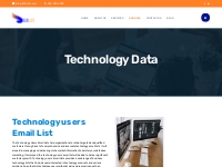 Get targeted Techonology users Email List for marketing and sales lead