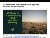 All there is to know about foam injection molding Manufacturing