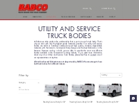 Utility Service Bodies | BABCO Truck Bodies