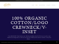 100% Organic Cotton/Logo Crewneck/V-inset   BABE of Brooklyn
