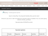 Payment Options - Baby and Child Store