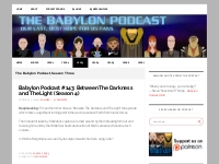 Season 3 | The Babylon Podcast