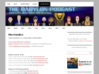 Babylon 5 Merchandise   Collectibles | The Babylon Podcast