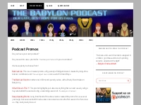 Babylon Podcast Promos | The Babylon Podcast