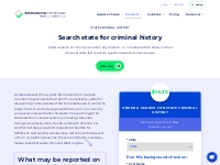 State Criminal History searches criminal records directly at the state