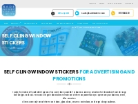Self Cling | Self Cling Window Stickers | Custom Static Cling UK