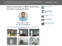 Mutiara Citra Residence 2 (MCR2) Akses Gerbang Perumahan Langsung Jala