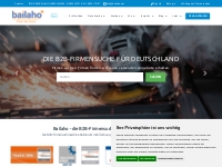 Bailaho B2B-Firmensuchmaschine Firmensuche B2B-Suche