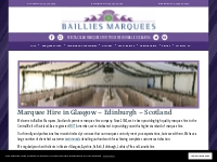 Marquee Tent Hire Scotland | Baillie s Marquees