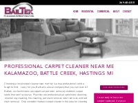 Local Carpet Cleaner - Bailtek - Battle Creek Kalamazoo Hastings