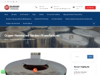 Best Copper Hammered Tandoor Manufacturer   Suppliers