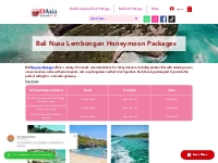 Bali Nusa Lembongan Honeymoon Packages - 2023/2024
