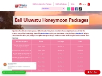 Bali Uluwatu Honeymoon Packages - 2023/2024