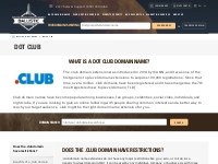 Get a Dot Club Domain Name at Ballistic Domains