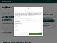 Verizon Home Internet Plans   Pricing