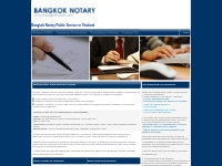 Bangkok Notary Public Service Thailand, Phuket, Samui, Chaning Mai, En