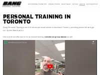 About - Personal Training in Toronto   Bang Personal Training Queen We