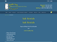 Safe Rentals   Bank Safe   Lock Co