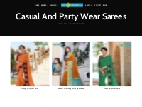 Party Wear   Casual Sarees Wholesale, Manufacturer in Surat - Bapasita