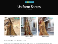Uniform Sarees Manufacturers and Wholesaler in Surat, India - Bapasita