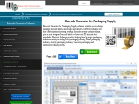 Barcode Generator for Packaging Supply designs asset tags - BarcodeFor