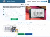 Barcode Generator Software - Create linear barcode 2D code label