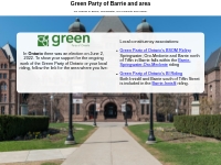 Green Party of Barrie and area