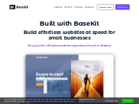 Built with BaseKit | For agencies and professionals