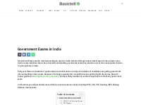 Government Exams in India - Basictell