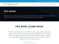 Pro Bono | Bass, Berry   Sims PLC