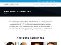 Pro Bono Committee | Bass, Berry   Sims PLC