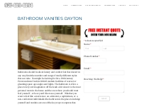 Bathroom Vanities Dayton - Call 937-489-4894