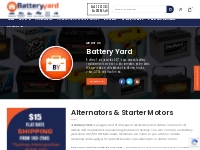 Alternators   Starter Motors | Battery Yard