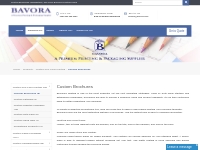 Custom Brochures Manufacturer, Full-Color Brochure Printing China - Ba