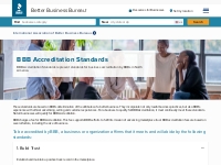 BBB Accreditation Standards