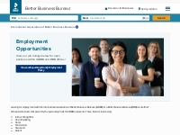 Employment with BBB