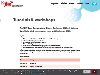 Tutorials   workshops - [BC]2 Basel Computational Biology Conference 2