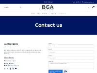 Contact Us Page | BCA Australia
