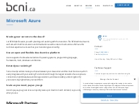 Microsoft Azure Services | BCNI.ca