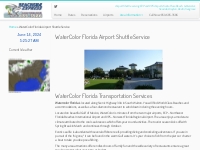 WaterColor Florida Airport Shuttle Service - Beachside Express Airport