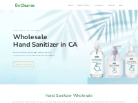 Wholesale Hand Sanitizer - BeCleanse