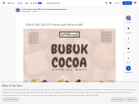 BONUS, 0896.1282.1257 Produsen Bubuk Minuman GAFI :: Behance